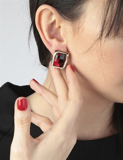 Valencia Women's Earrings Red