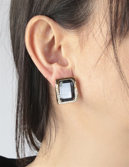 Valencia Women's Earrings Navy Blue