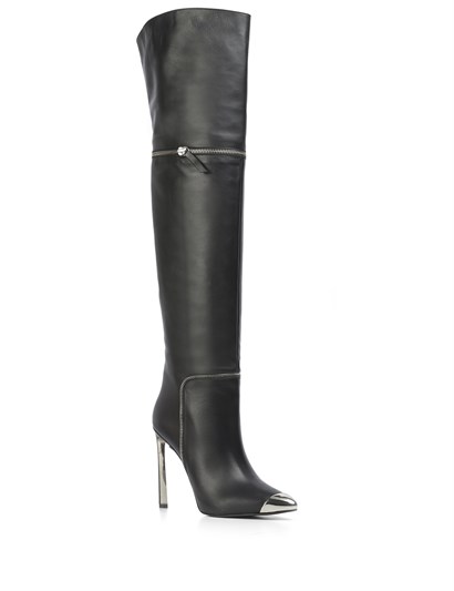 Venera Women's High Boot Black Leather