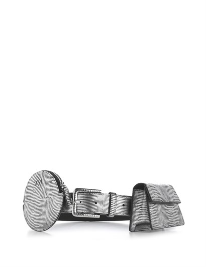 Venezi Women's Belt Bag Silver