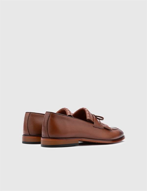Vitor Saddle Brown Floater Leather Men's Classic Shoe