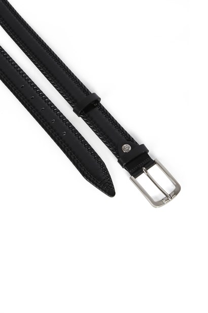 Walt Men's Belt Black Patent Leather