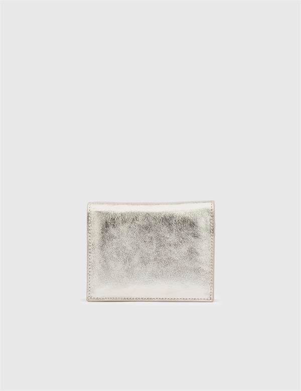 Watts Gold Leather-Fabric Women's Wallet