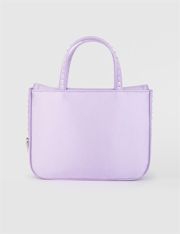 Wavre Lilac Satin Women's Handbag