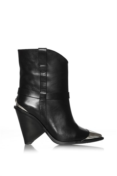 Wow Women's Boot Black Leather