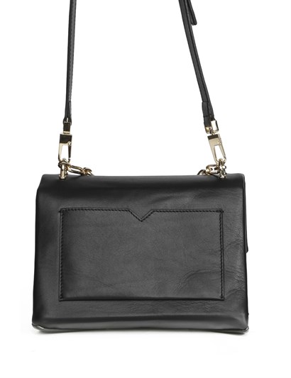Zelda Women's Shoulder Bag Black Leather