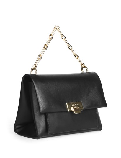 Zelda Women's Shoulder Bag Black Leather