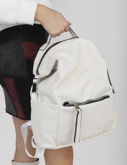 Zipline White Women's Backpack