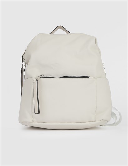 Zipline White Women's Backpack
