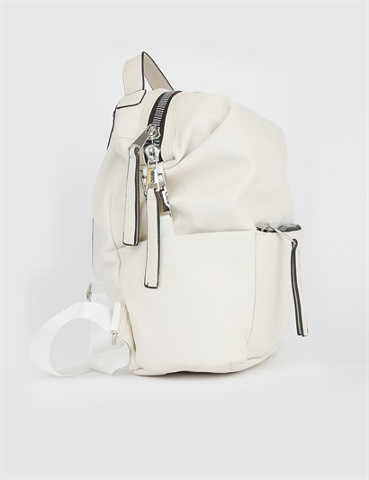 Zipline White Women's Backpack