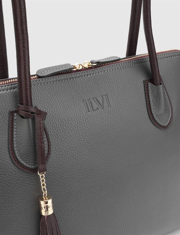 Tine Grey Floater Leather Women's Handbag