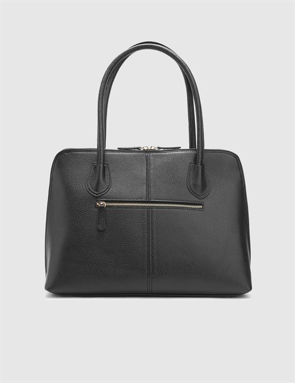 Tine Black Floater Leather Women's Handbag