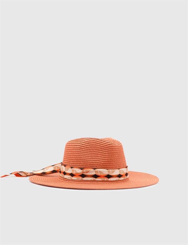 Tocoa Orange Women's Straw Hat