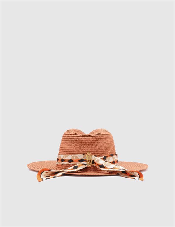 Tocoa Orange Women's Straw Hat