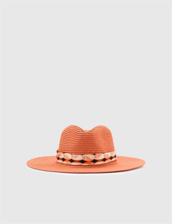 Tocoa Orange Women's Straw Hat