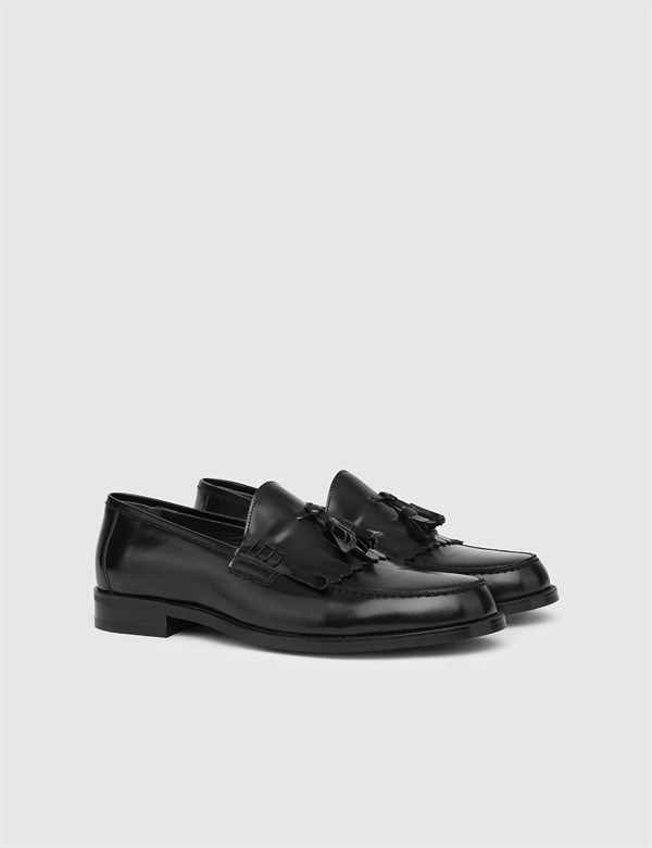 Tonje Black Florentic Leather Men's Loafer