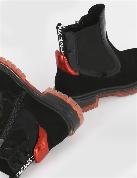 Totto Black Suede Women's Boot