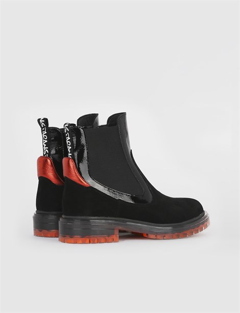 Totto Black Suede Women's Boot