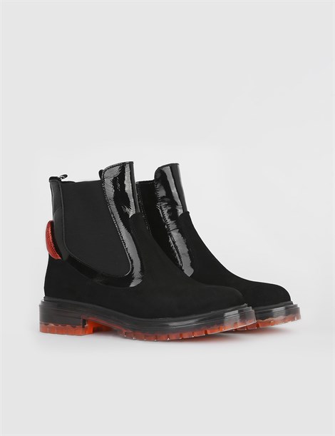 Totto Black Suede Women's Boot
