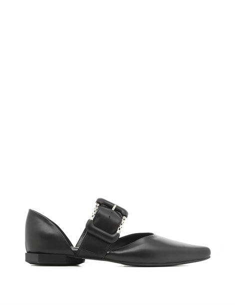 Tri Women's Ballerina Black Leather