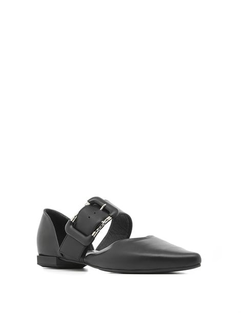 Tri Women's Ballerina Black Leather