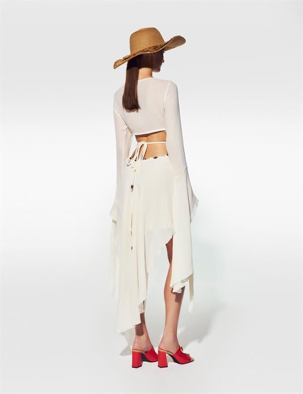 Trine Ecru Women's Dress