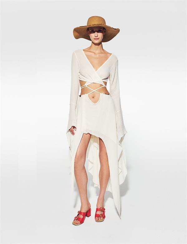 Trine Ecru Women's Dress