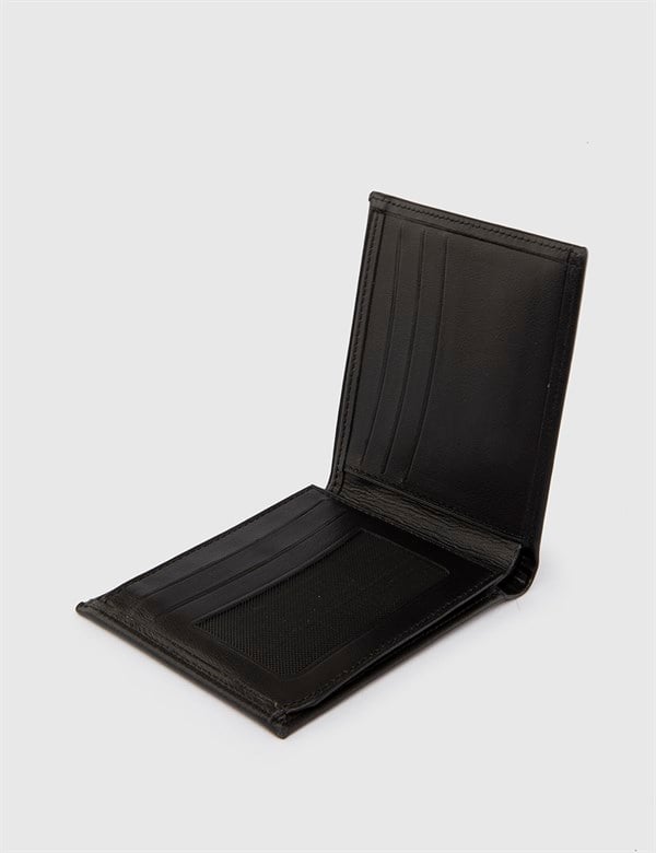 Ulva Black Leather Men's Wallet