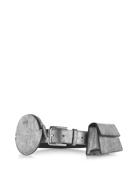 Venezi Women's Belt Bag Silver