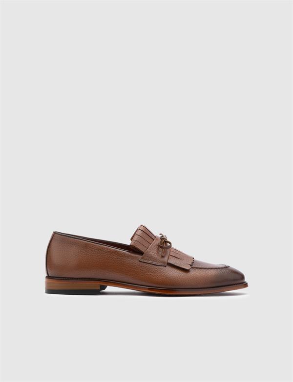 Vitor Saddle Brown Floater Leather Men's Classic Shoe