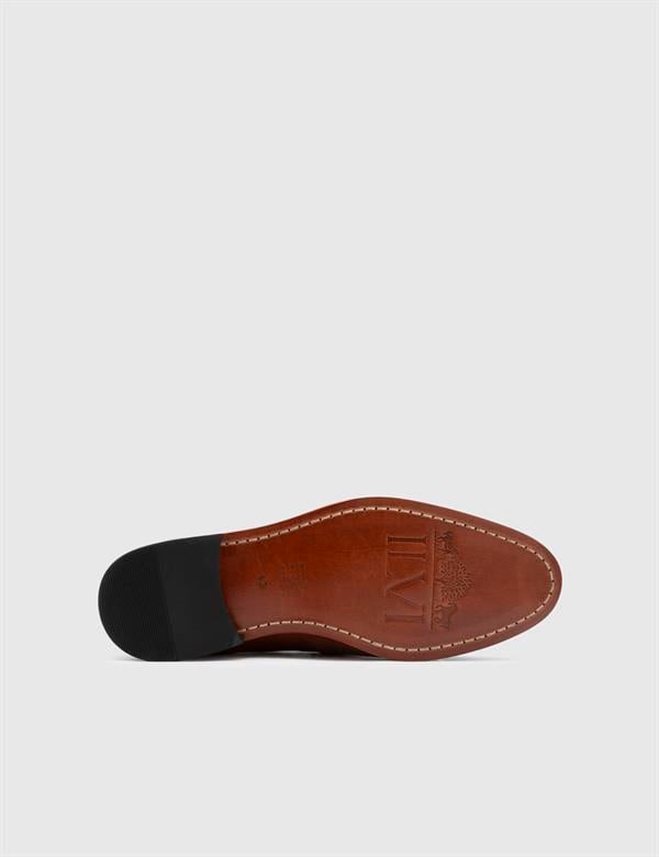 Vitor Saddle Brown Floater Leather Men's Classic Shoe