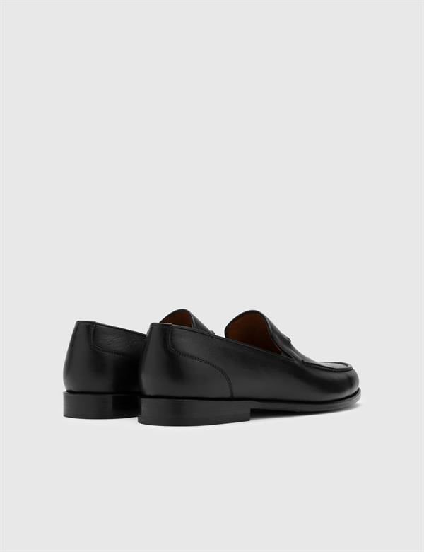 Walker Black Leather Men's Classic Shoe