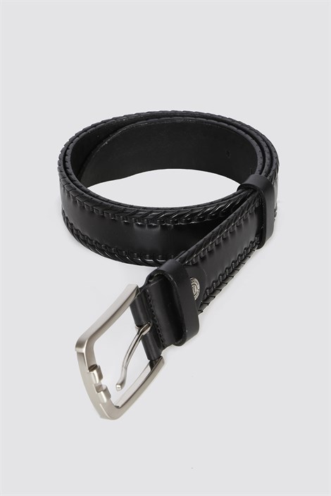 Walt Men's Belt Black Patent Leather