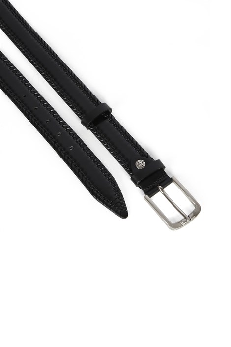 Walt Men's Belt Black Patent Leather