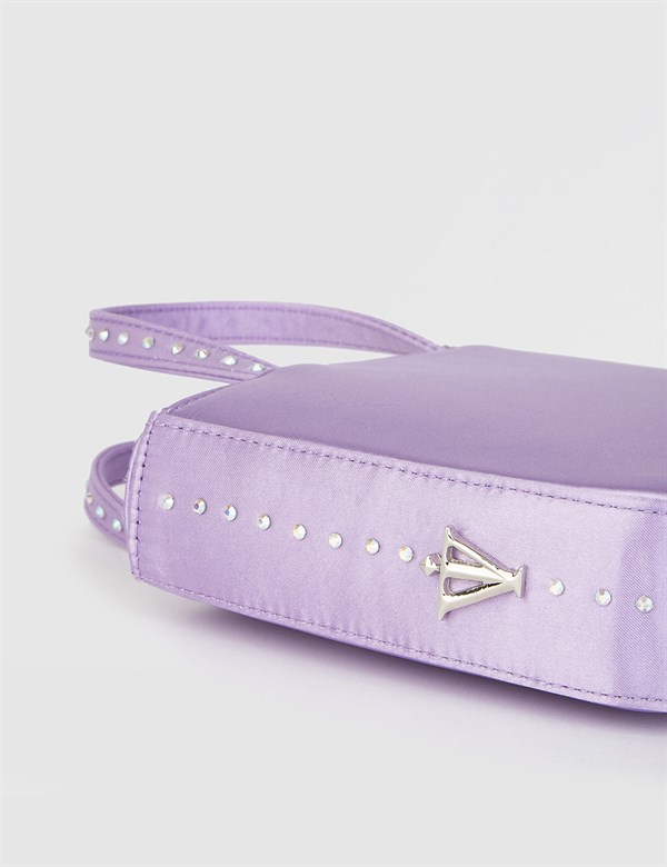 Wavre Lilac Satin Women's Handbag