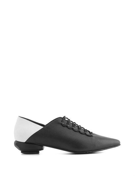 Wella Women's Moccasin Black Matte-White