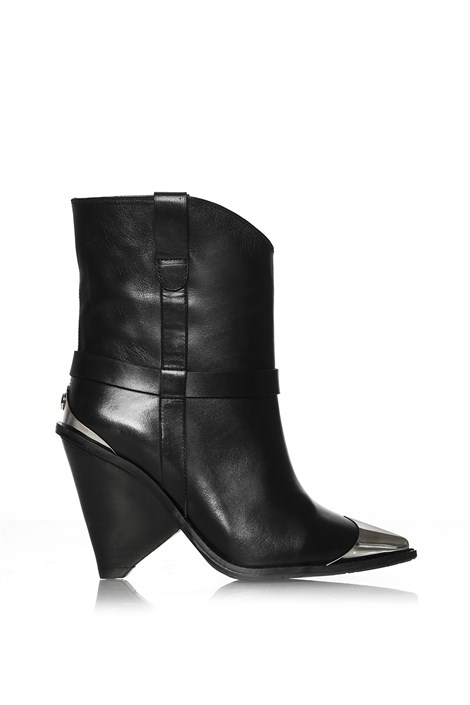 Wow Women's Boot Black Leather