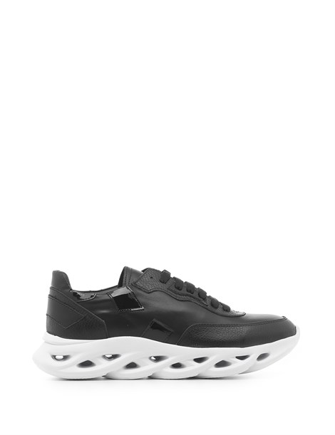 Wow Men's Sneaker Black Leather