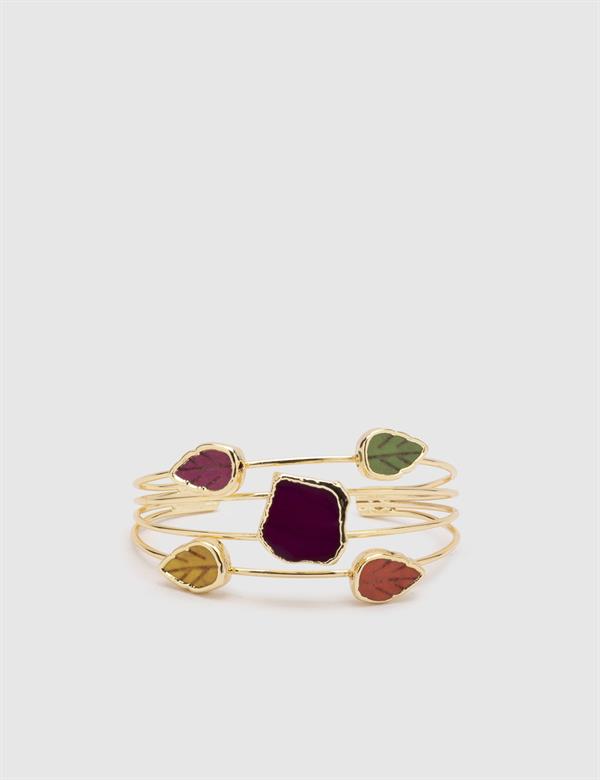 Zaan Red Natural Stone Women's Bracelet