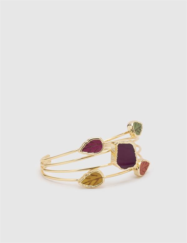 Zaan Red Natural Stone Women's Bracelet