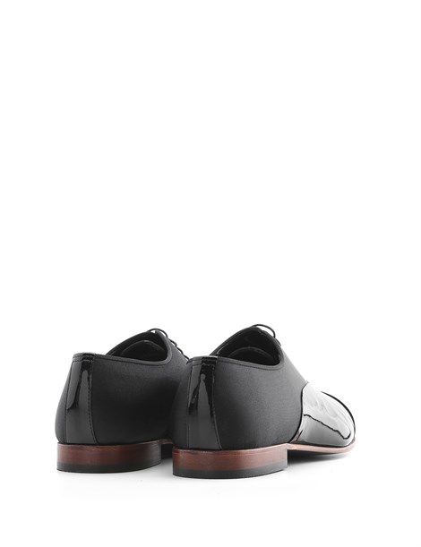 Zeta Men's Classic Black Patent Leather