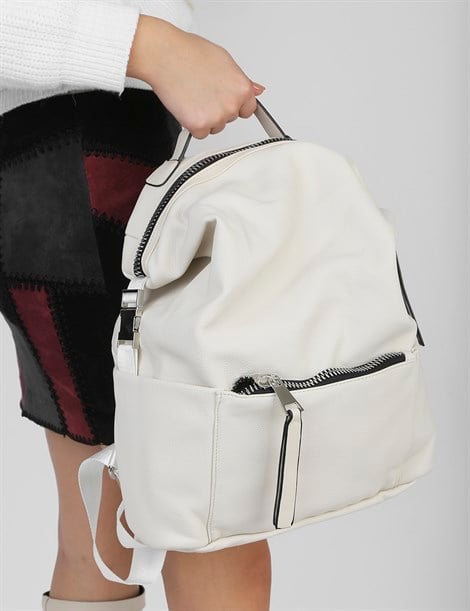 Zipline White Women's Backpack