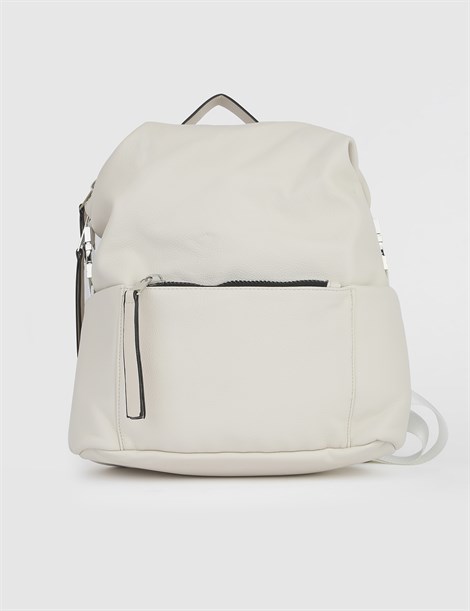 Zipline White Women's Backpack