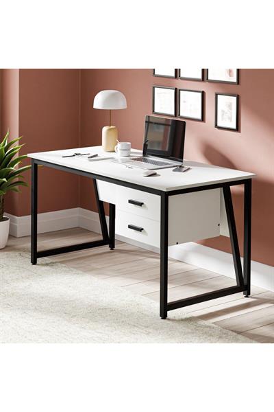 MS2C Çalışma Masası 2 Çekmeceli - Beyaz