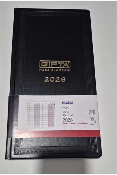 2026 17X33 TİCARİ KASA AJANDASI 118-TCK