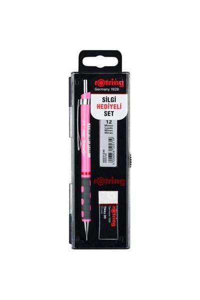 Okul Seti Versatil+Min Silgi Hediyeli 0.5 MM Fosforlu Pembe RO-KK07-05FP
