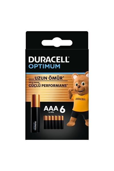 Optimum AAA Alkalin İnce Kalem Pil (6’lı paket) 1,5V, LR6 MX1500