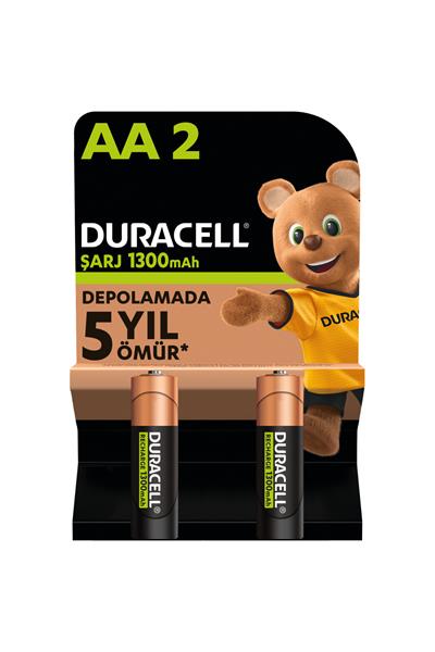 Şarj Edilebilir AA 1300 mAh Piller 2 adet
