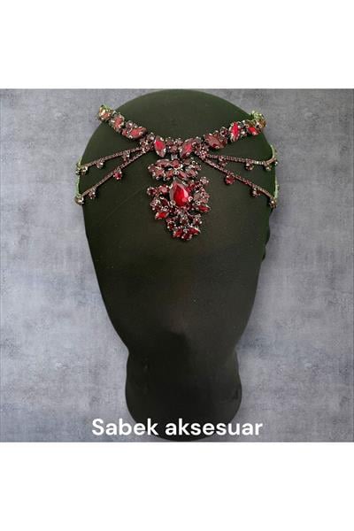 Lunaria- taşlı alınlık gelin kına nişan