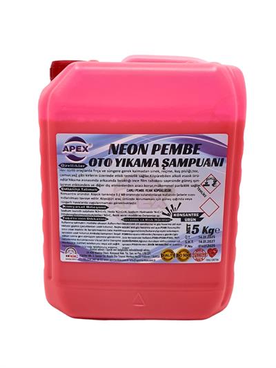 Pembe Renkli Oto Yıkama Köpüğü  